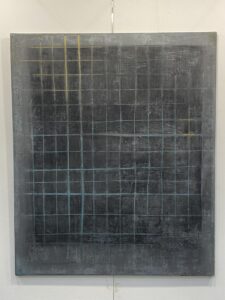 “Glimpse of hope” 100x120cm. Acrylic and charcoal on canvas.