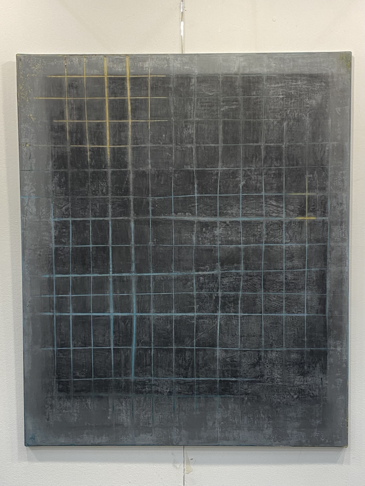 “Glimpse of hope” 100x120cm. Acrylic and charcoal on canvas.