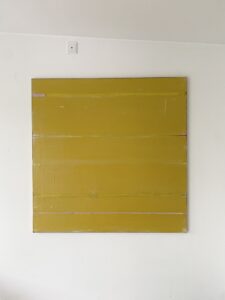 “Sunspot” 100x100cm. Acrylic and charcoal on canvas.